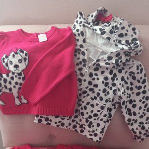 Gymboree Dalmation Toddler Outfits